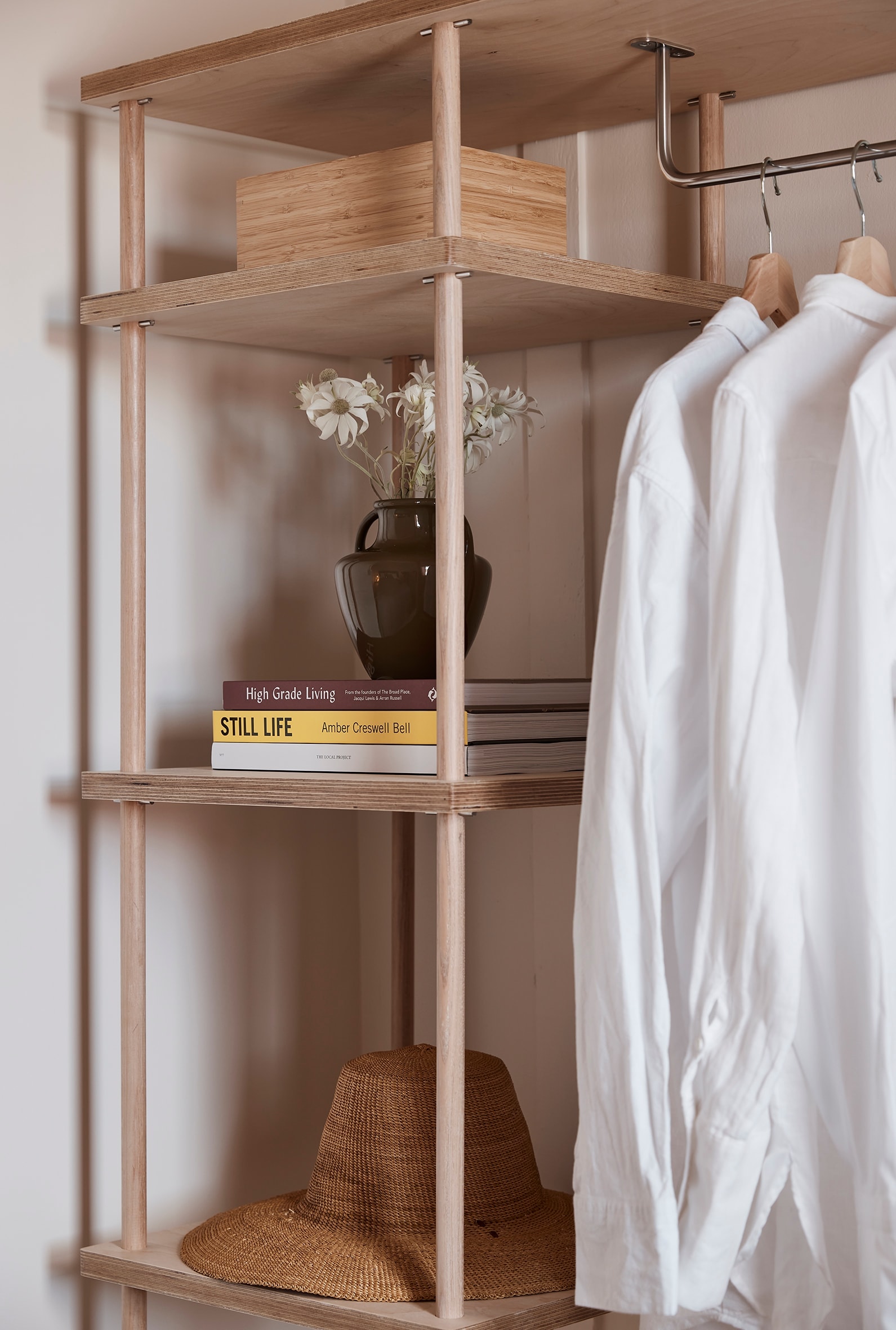 Bedroom at The Rooms — linen and natural light